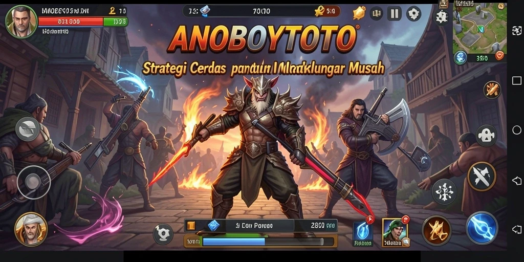 Tampilan permainan ANOBOYTOTO yang menegangkan dalam aksi strategi.
