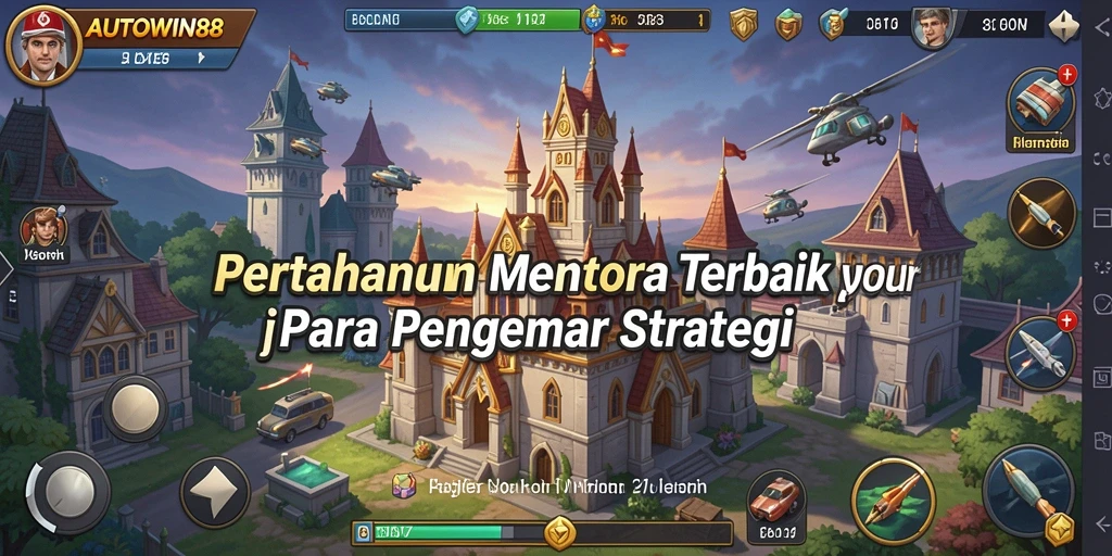 Screenshot AUTOWIN88 menampilkan aksi mendebarkan dalam Tower Defense.