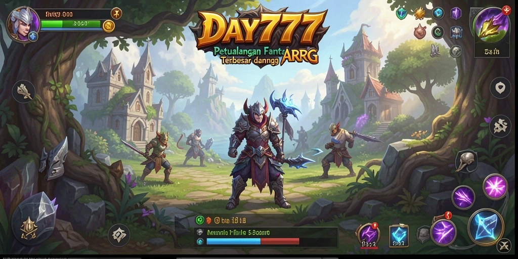 Tampilan menakjubkan dari gameplay <strong>DAY777</strong> dalam petualangan ARPG.