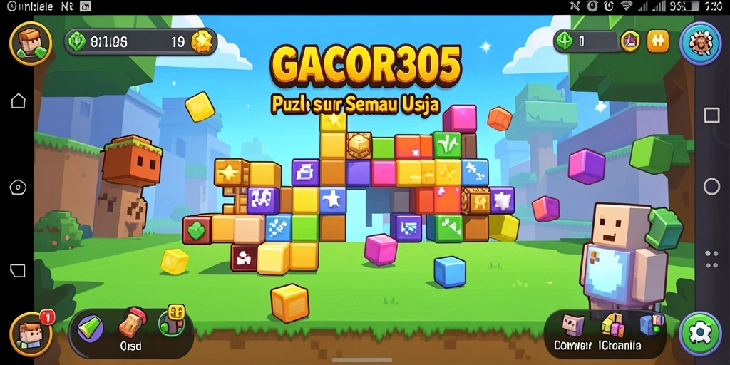 Tampilan menarik dari gameplay GACOR305 yang penuh warna.