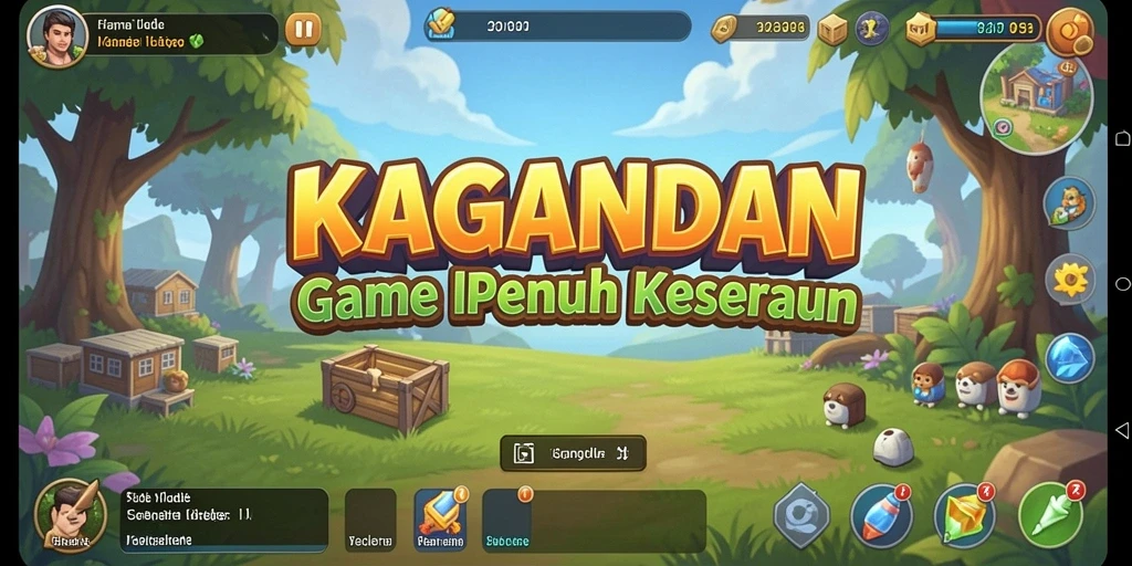 Tampilan gameplay KAGANDAN menunjukkan karakter dan grafik yang menarik.