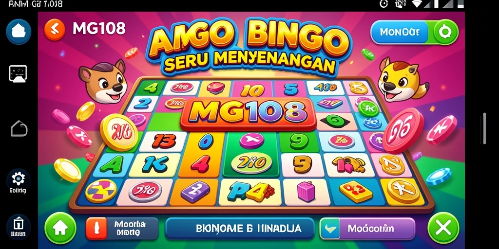 Tampilan gameplay seru dalam MG108 Bingo.