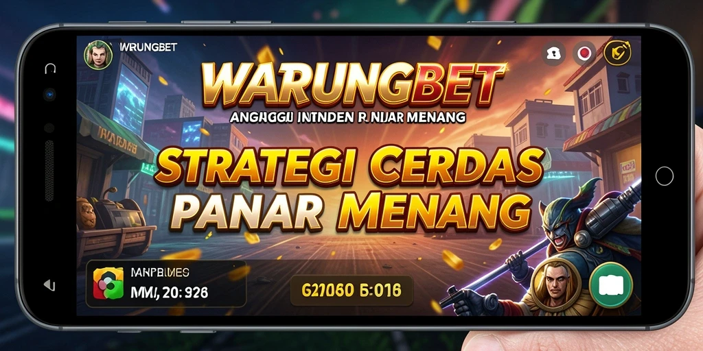Screenshot menampilkan aksi strategis dalam WARUNGBET.